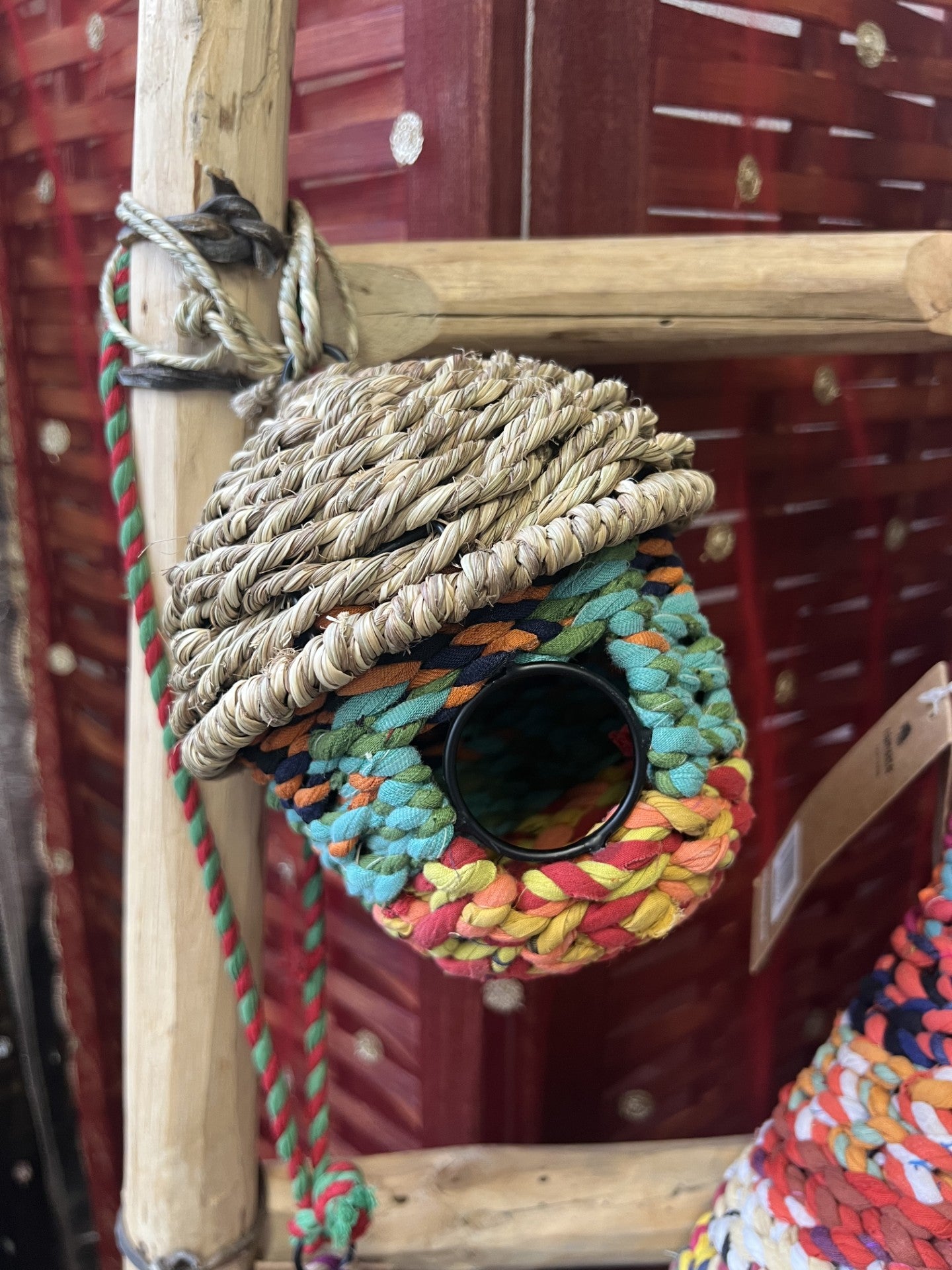 Recycled Sari Birdhouse
