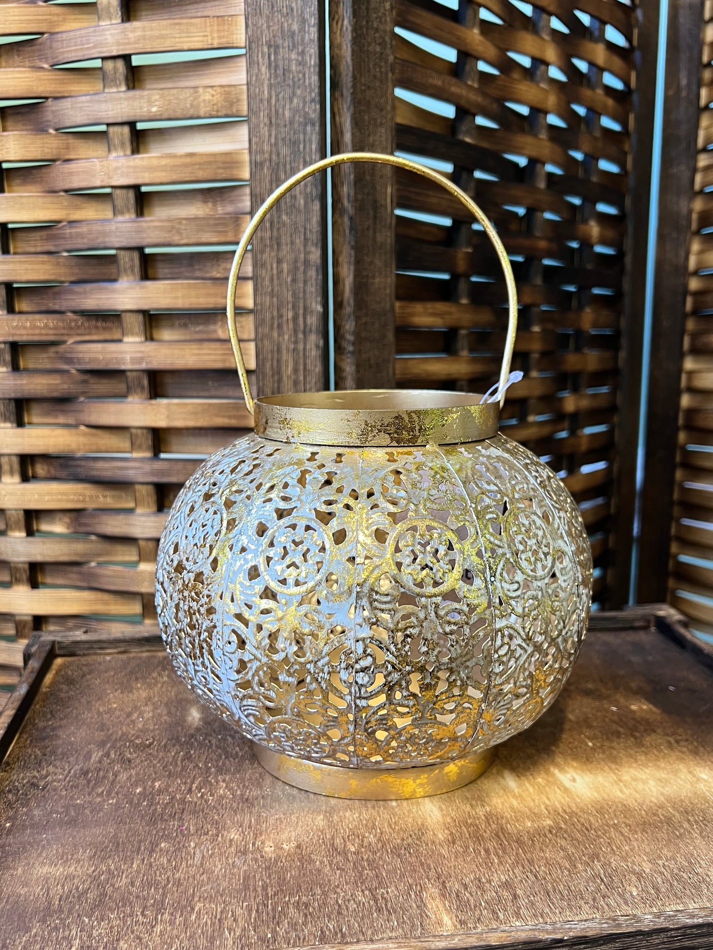 Gold Cutwork Lantern
