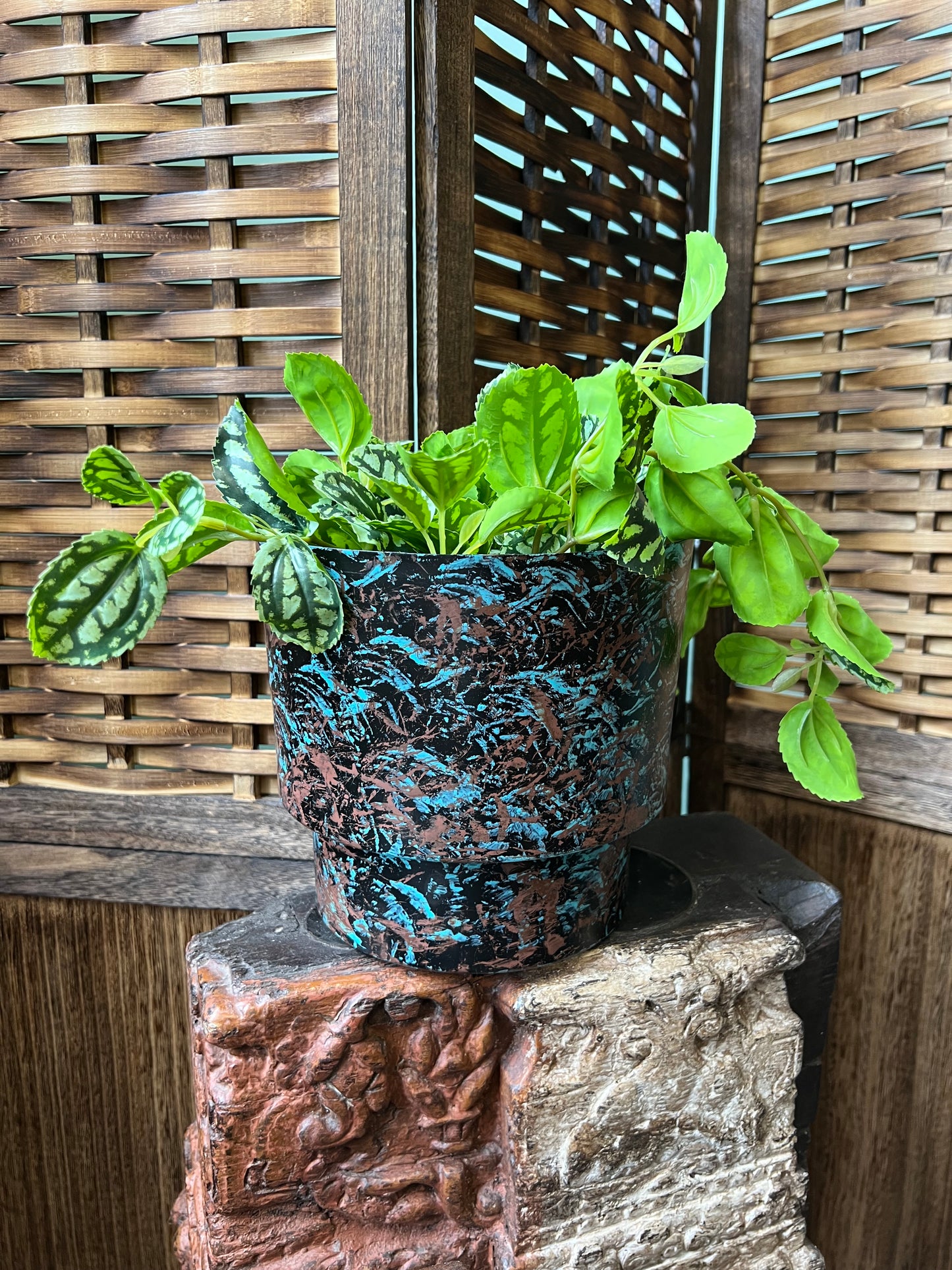 Handmade Indian Metal Plant pot