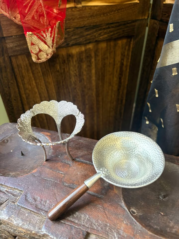 Gohobi Tin Tea Strainer Set