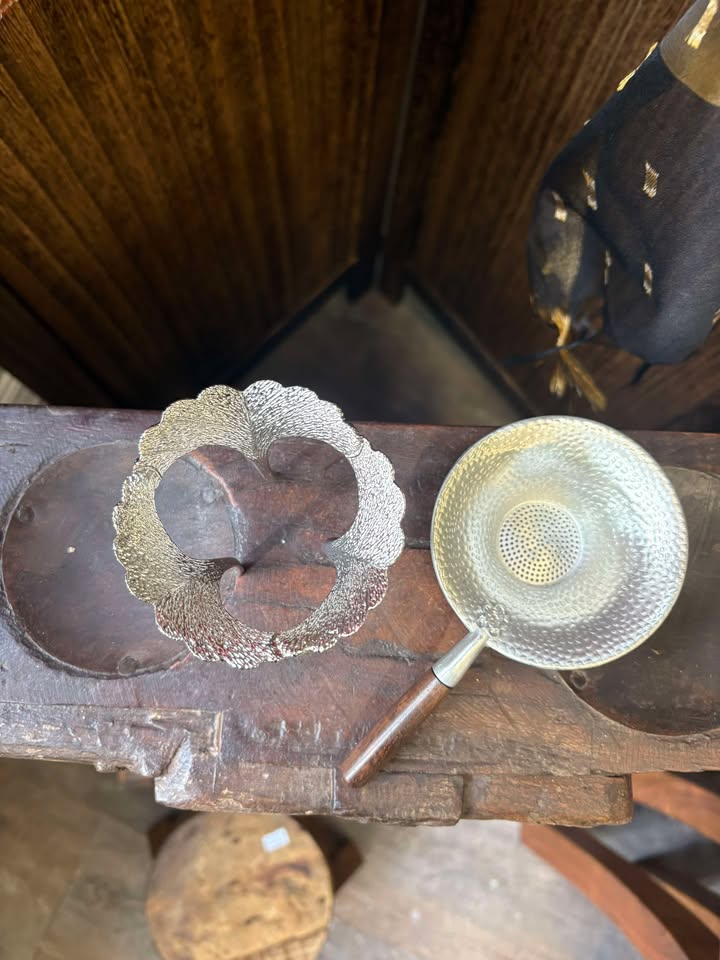 Gohobi Tin Tea Strainer Set