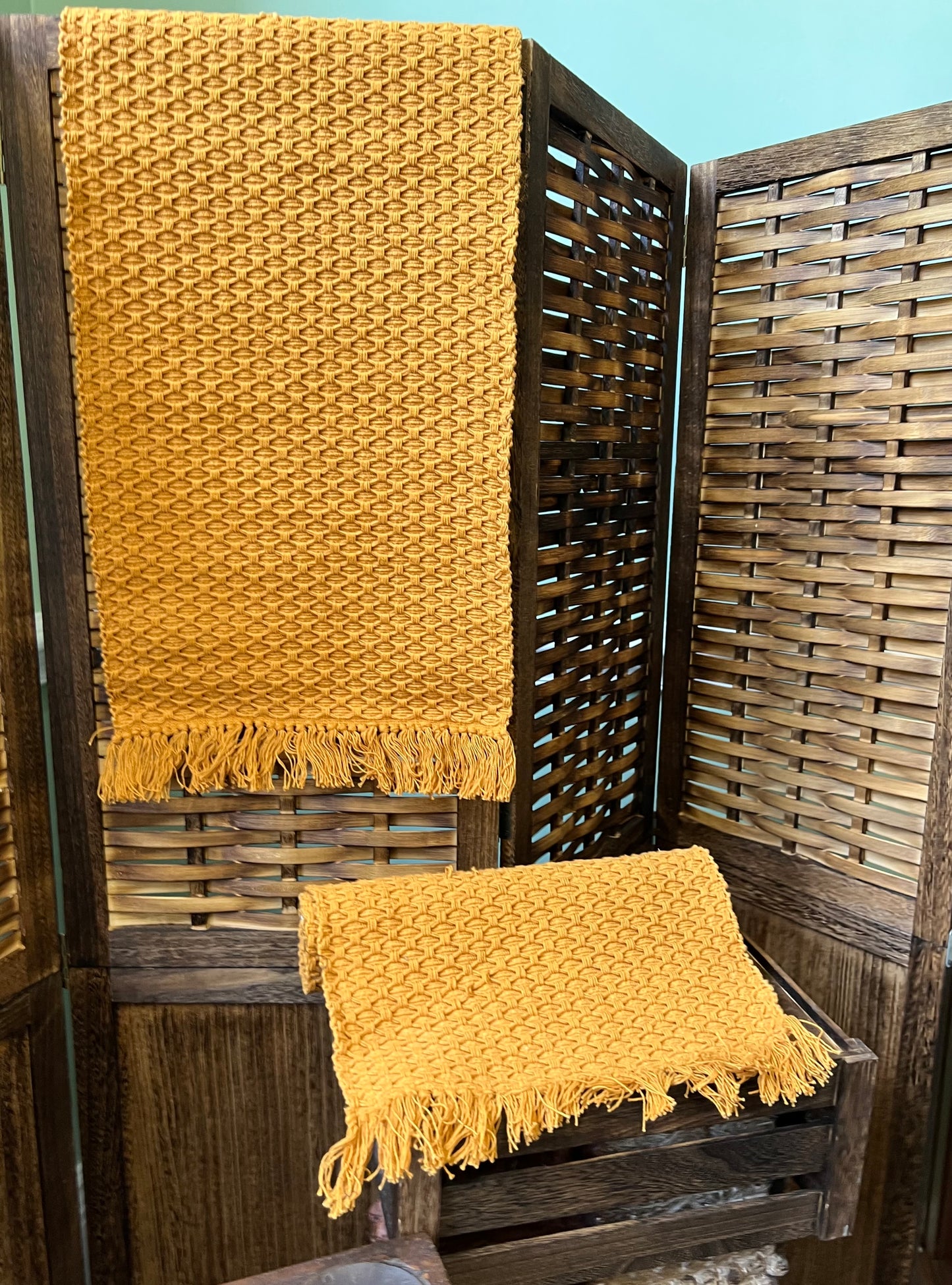 Mustard Yellow Table Runners