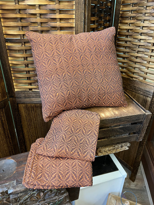 Orange Pattern Cushion Cover
