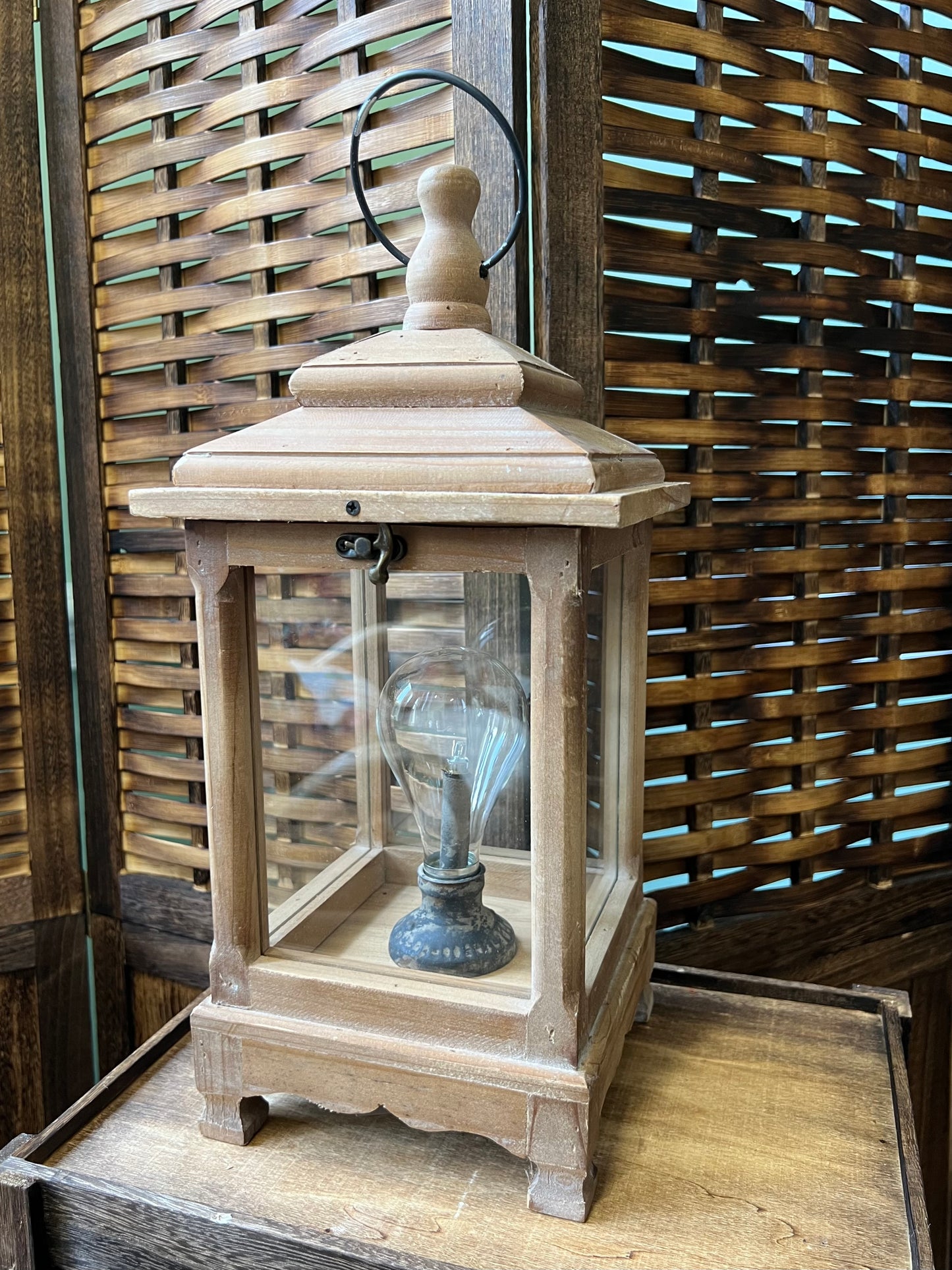 Large Wooden Lantern