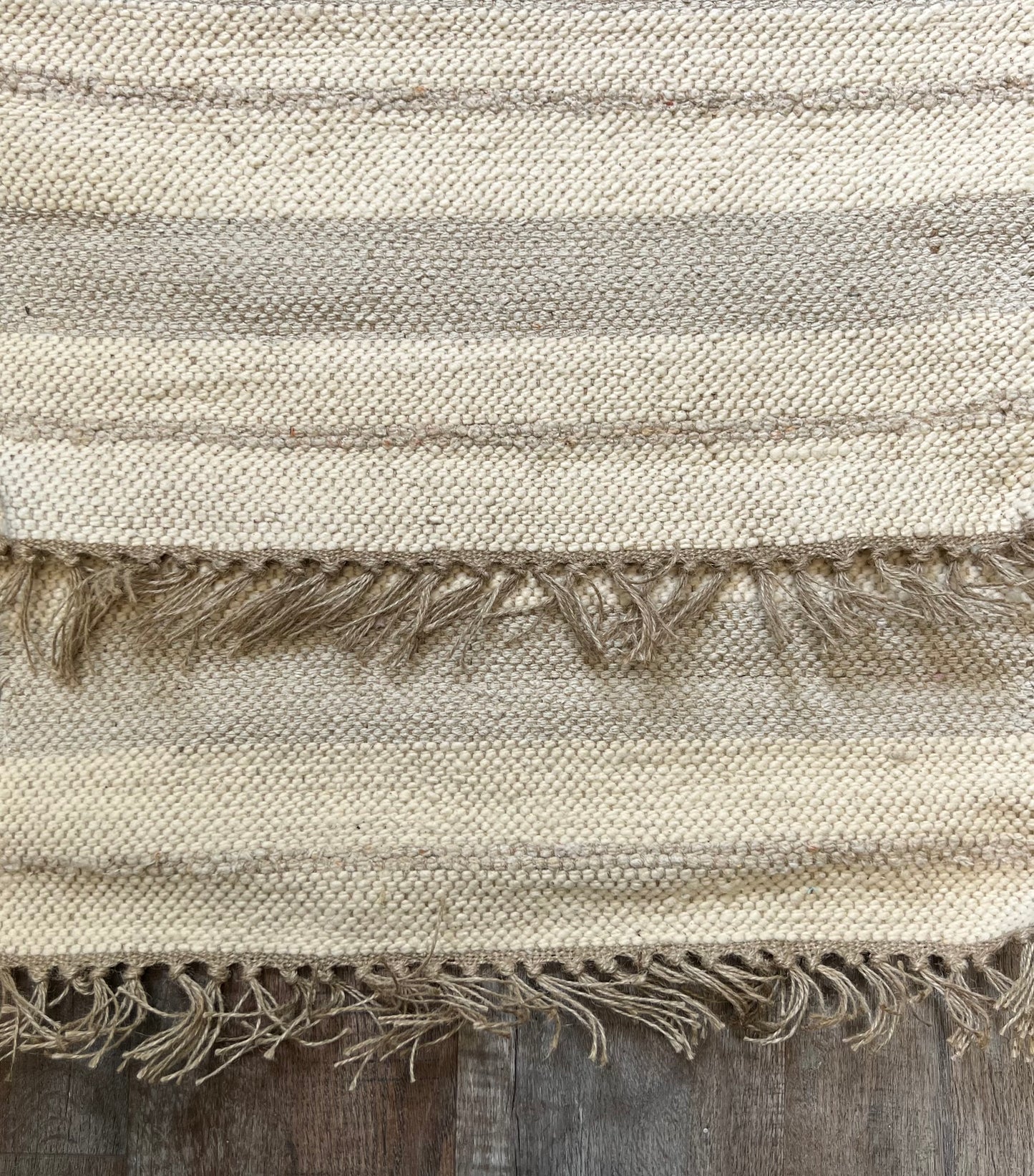 Beige Cotton Rug