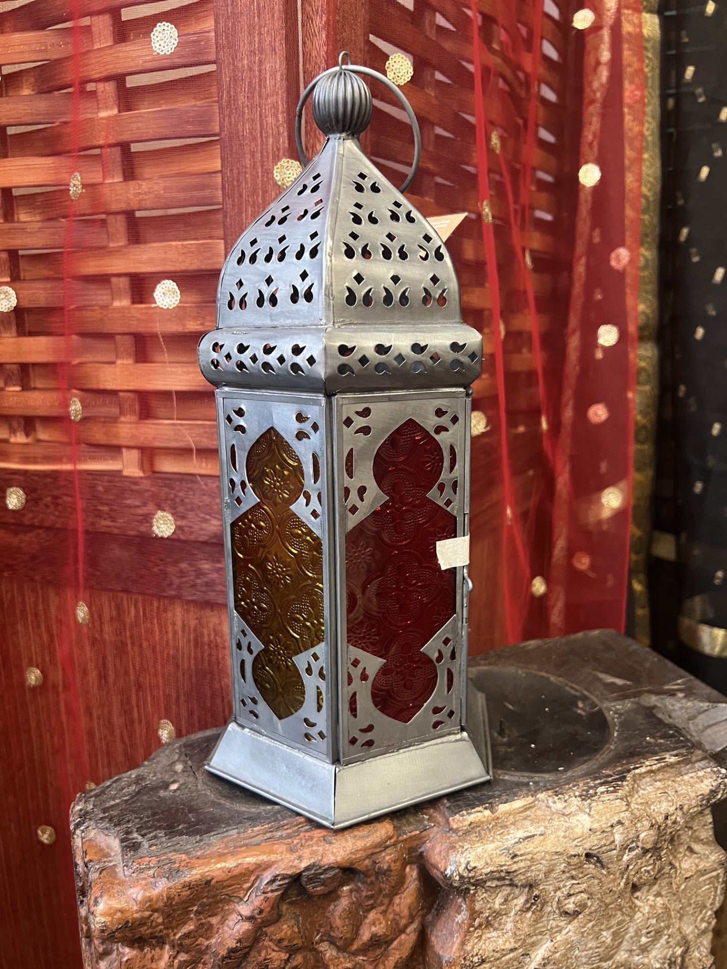 Moroccan Style Tonal Glass Lantern