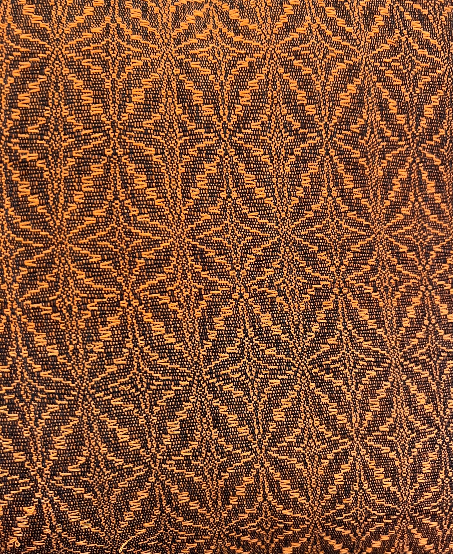 Orange Pattern Cushion Cover