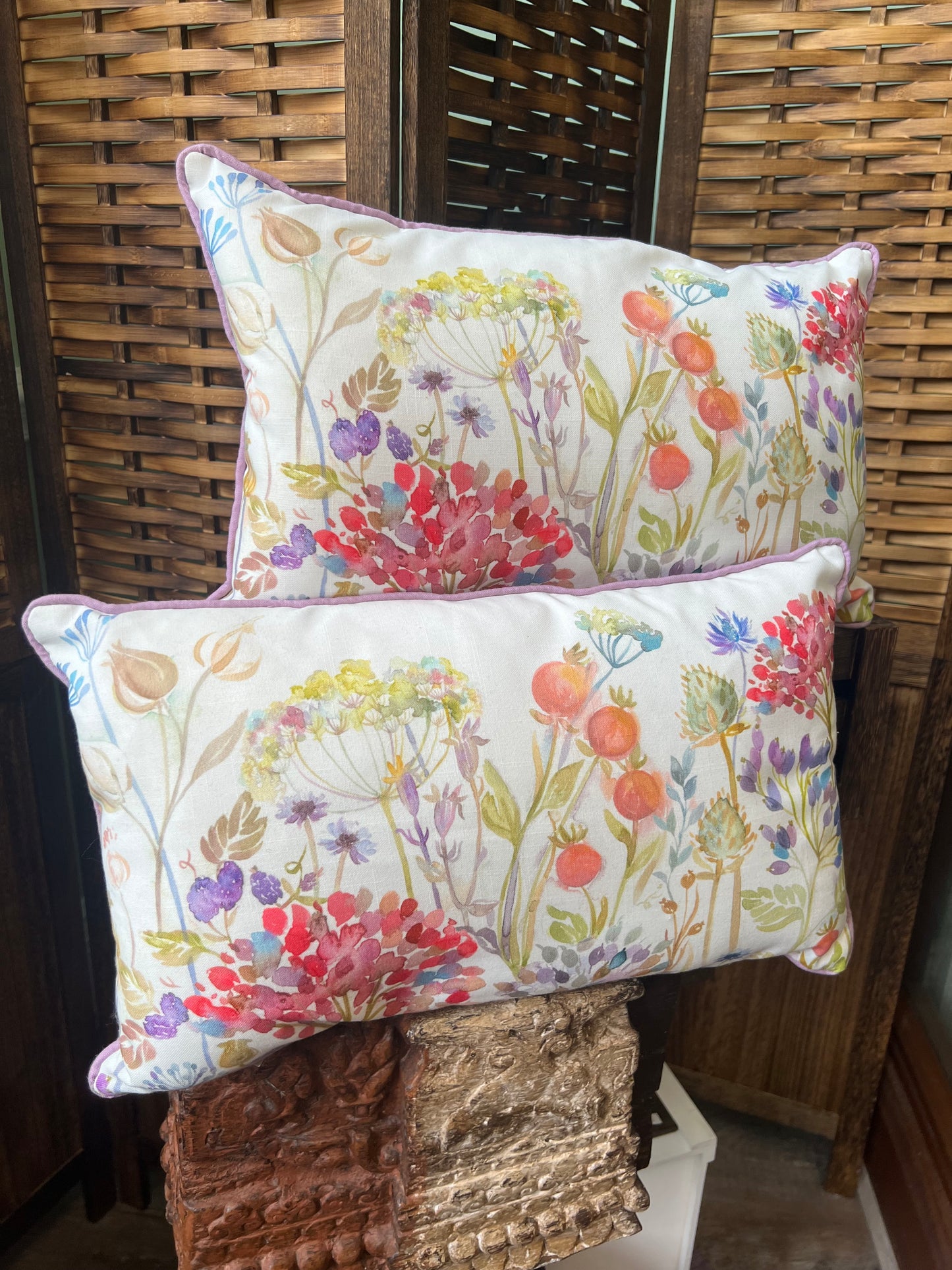 Voyage Maison Lilac Wildflower Cushion
