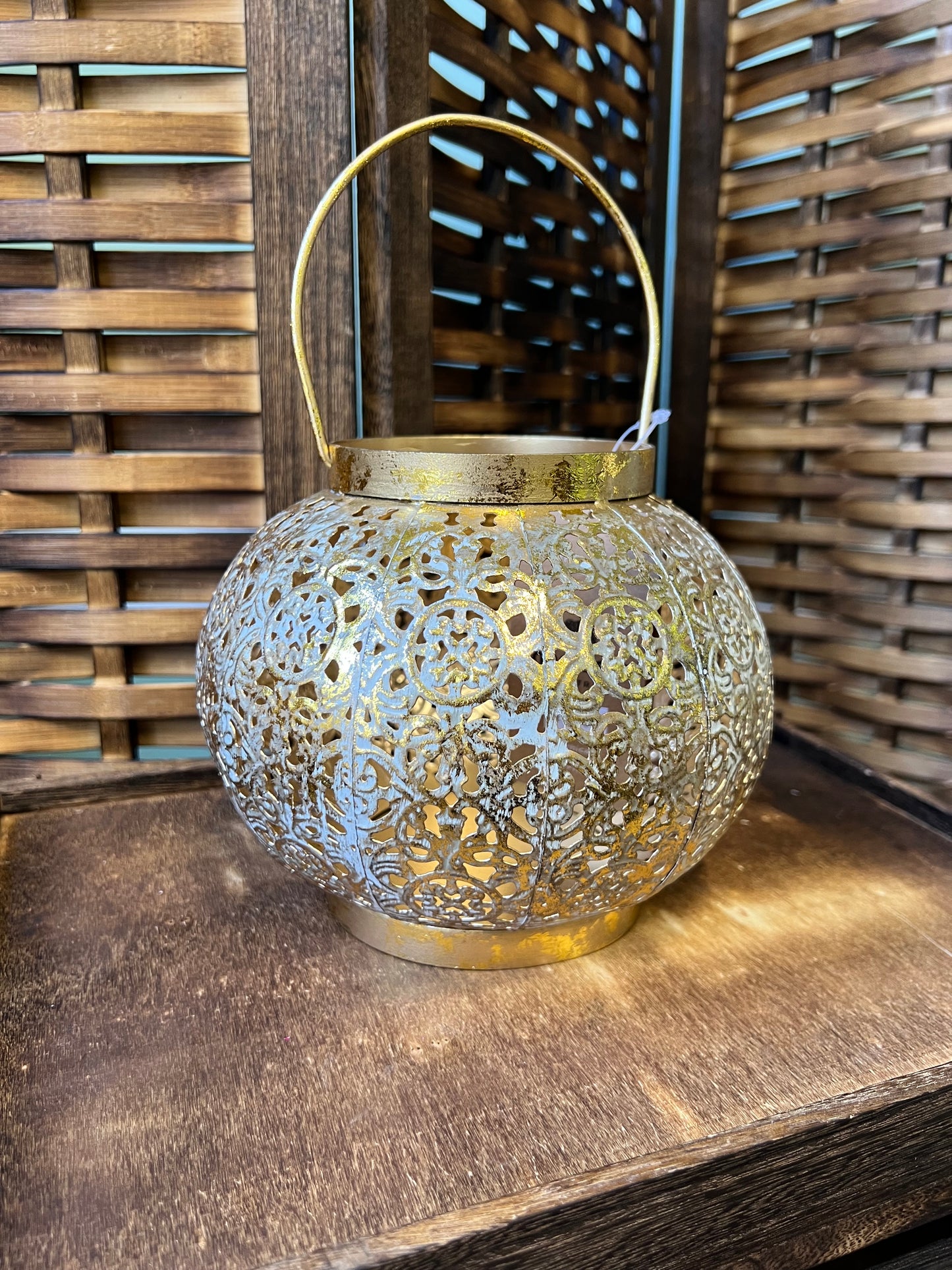 Gold Cutwork Lantern