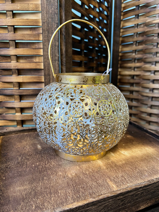 Gold Cutwork Lantern