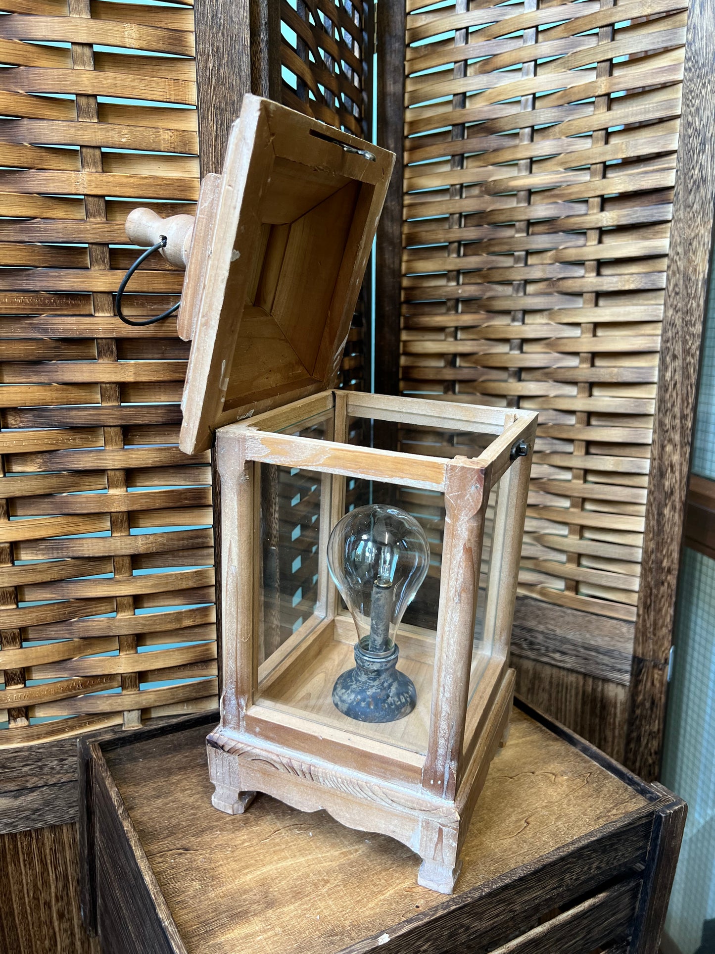 Large Wooden Lantern